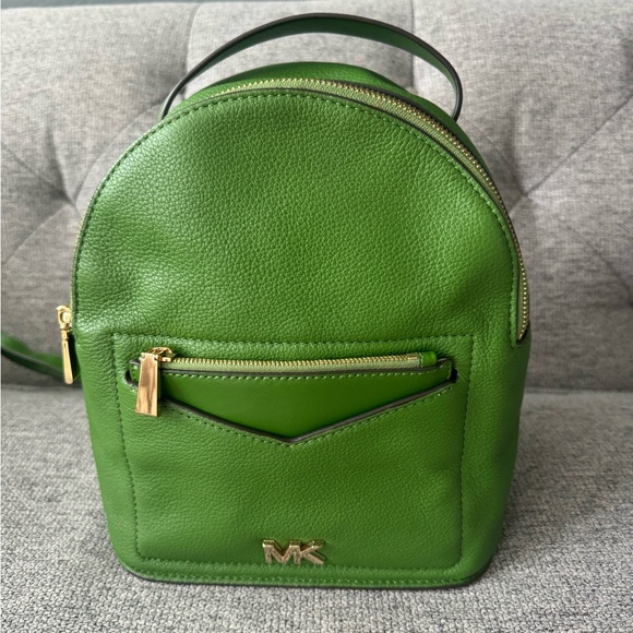 Michael Kors Jessa Small Pebbled Leather Convertible Backpack - Picture 2 of 15